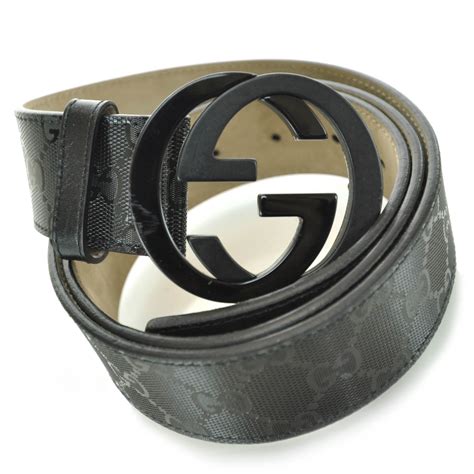 gucci imprime monogram gg belt|gucci guccissima belt.